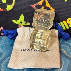 SALE- Louis Vuitton LV Sparks Hair Cubes (Light Yellow) - EUC